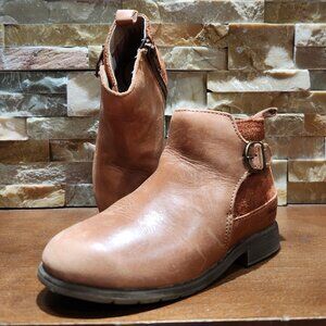 Stride Rite Ivy Tan Genuine Leather Platinum Boots